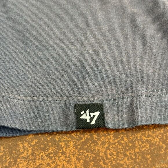 Mens 47 Brand Dallas Cowboys Crewneck Short Sleeve Tshirt Navy Medium sportswear - Picture 9 of 10